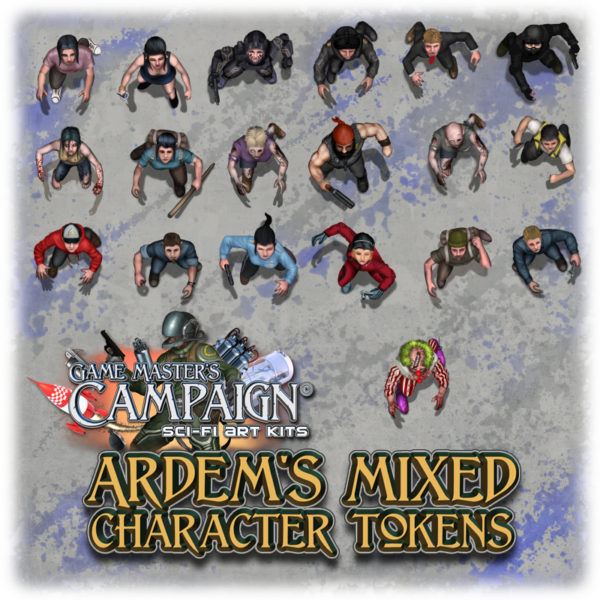 Ardem's mixed character tokens