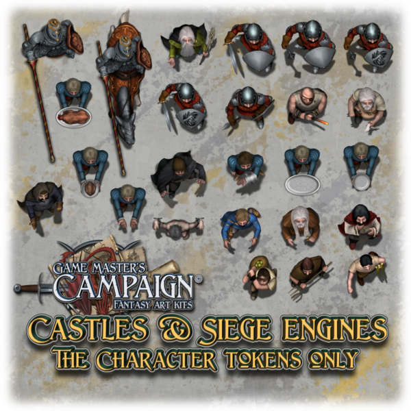 Castles & Siege engines - Character tokens only