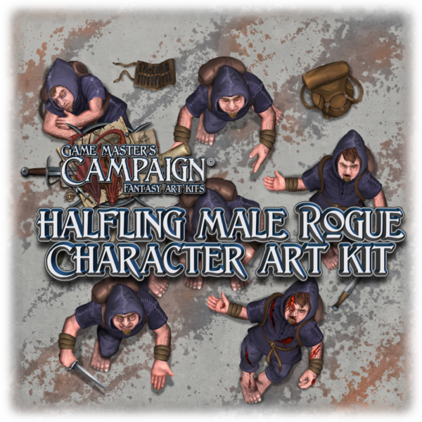 Halfling male Rogue character 1