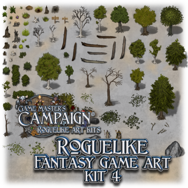 Roguelike Fantasy game art kit 4 - "Summer Forest"