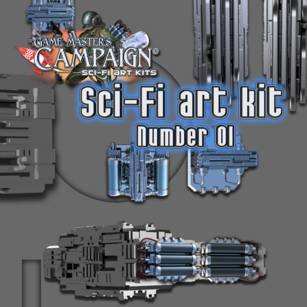 GMC - Sci-Fi art kit number 01 - Image 3