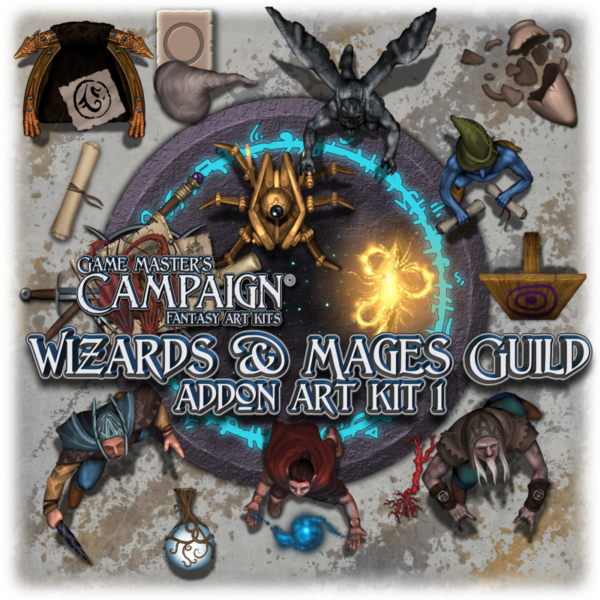 Wizards & Mages guild addon art kit